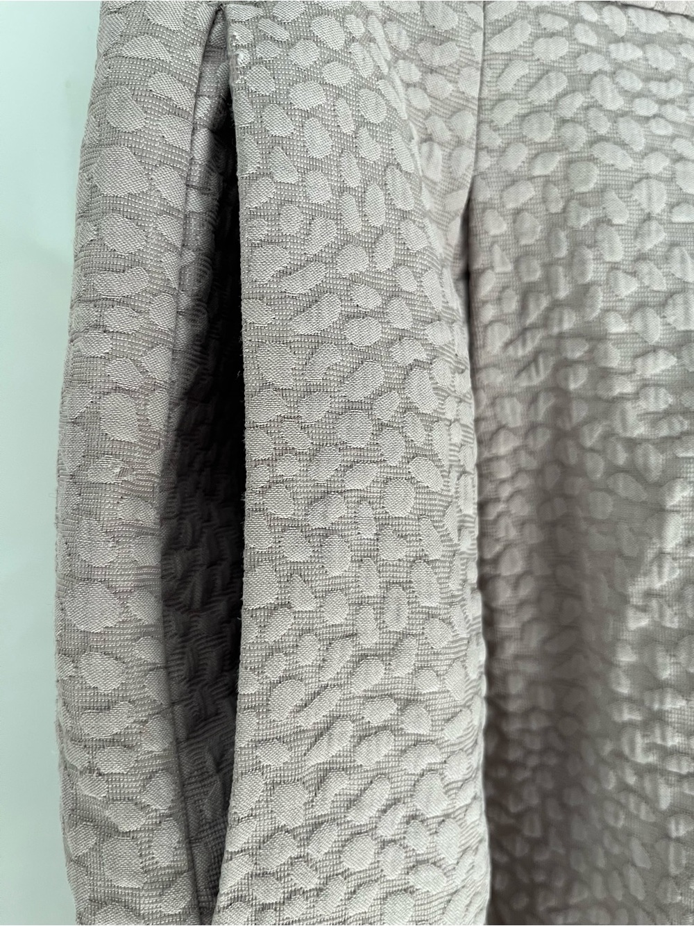 H&M Textured A-Line Midi Skirt in Mauve - Picture 9 of 11